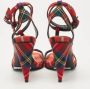 Burberry Vintage Pre-owned Canvas sandals Red Dames - Thumbnail 5