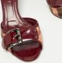 Burberry Vintage Pre-owned Canvas sandals Red Dames - Thumbnail 7