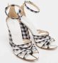 Burberry Vintage Pre-owned Canvas sandals White Dames - Thumbnail 4