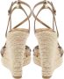 Burberry Vintage Pre-owned Canvas sandals Yellow Dames - Thumbnail 4