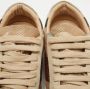 Burberry Vintage Pre-owned Canvas sneakers Beige Dames - Thumbnail 8