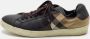 Burberry Vintage Pre-owned Canvas sneakers Black Dames - Thumbnail 2