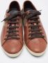 Burberry Vintage Pre-owned Canvas sneakers Brown Dames - Thumbnail 3