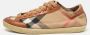 Burberry Vintage Pre-owned Canvas sneakers Brown Dames - Thumbnail 2