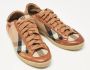 Burberry Vintage Pre-owned Canvas sneakers Brown Dames - Thumbnail 4