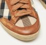 Burberry Vintage Pre-owned Canvas sneakers Brown Dames - Thumbnail 7