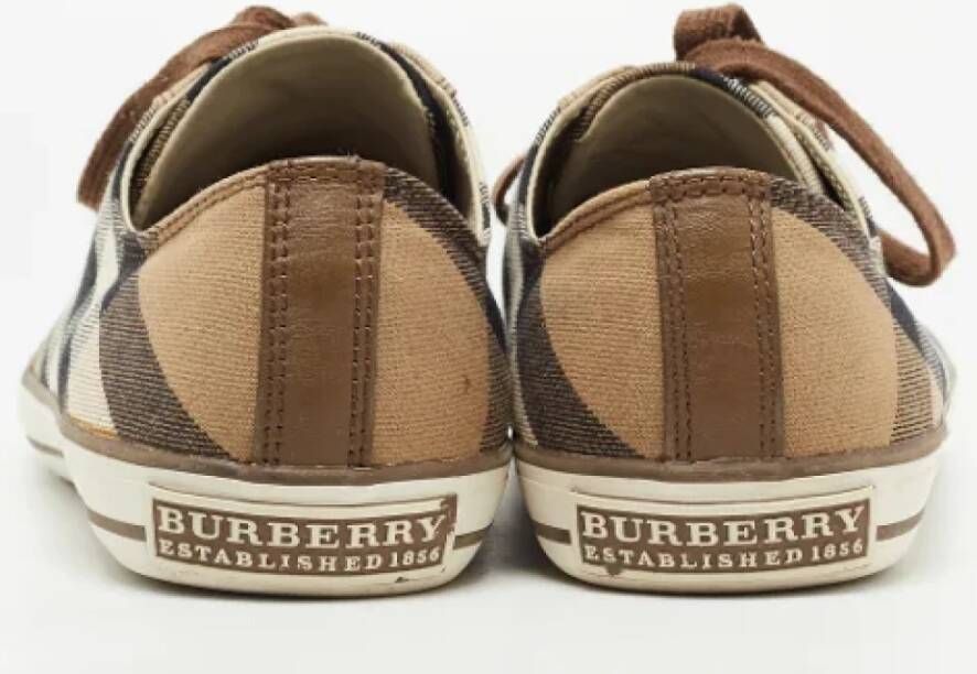 Burberry Vintage Pre-owned Canvas sneakers Multicolor Dames