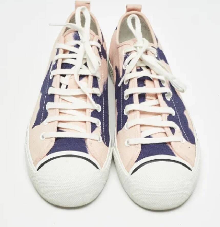 Burberry Vintage Pre-owned Canvas sneakers Pink Heren