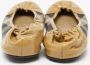 Burberry Vintage Pre-owned Coated canvas flats Beige Dames - Thumbnail 5
