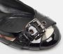 Burberry Vintage Pre-owned Coated canvas flats Black Dames - Thumbnail 8