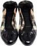Burberry Vintage Pre-owned Coated canvas flats Black Dames - Thumbnail 2