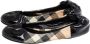 Burberry Vintage Pre-owned Coated canvas flats Black Dames - Thumbnail 3