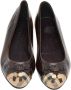 Burberry Vintage Pre-owned Coated canvas flats Brown Dames - Thumbnail 2