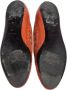 Burberry Vintage Pre-owned Coated canvas flats Orange Dames - Thumbnail 5