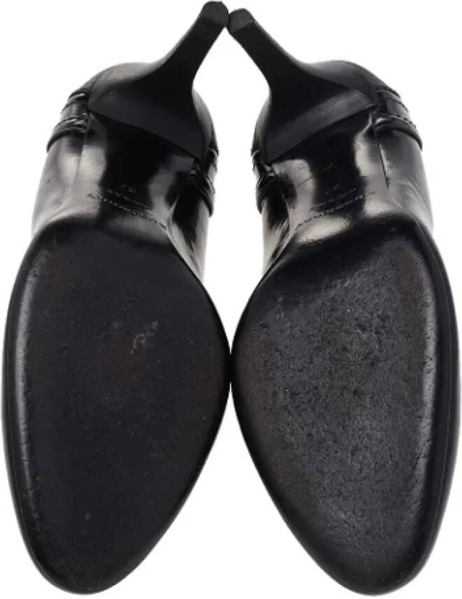 Burberry Vintage Pre-owned Coated canvas heels Black Dames