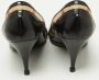 Burberry Vintage Pre-owned Coated canvas heels Black Dames - Thumbnail 5