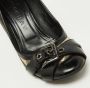 Burberry Vintage Pre-owned Coated canvas heels Black Dames - Thumbnail 7