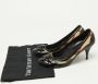 Burberry Vintage Pre-owned Coated canvas heels Black Dames - Thumbnail 9