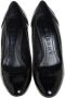 Burberry Vintage Pre-owned Coated canvas heels Black Dames - Thumbnail 2