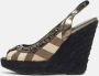 Burberry Vintage Pre-owned Coated canvas heels Multicolor Dames - Thumbnail 2