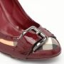Burberry Vintage Pre-owned Coated canvas heels Red Dames - Thumbnail 7
