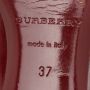 Burberry Vintage Pre-owned Coated canvas heels Red Dames - Thumbnail 9
