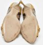Burberry Vintage Pre-owned Coated canvas heels Yellow Dames - Thumbnail 6