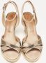 Burberry Vintage Pre-owned Coated canvas sandals Beige Dames - Thumbnail 3