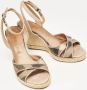 Burberry Vintage Pre-owned Coated canvas sandals Beige Dames - Thumbnail 4