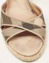 Burberry Vintage Pre-owned Coated canvas sandals Beige Dames - Thumbnail 7