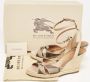 Burberry Vintage Pre-owned Coated canvas sandals Beige Dames - Thumbnail 9