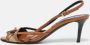 Burberry Vintage Pre-owned Coated canvas sandals Brown Dames - Thumbnail 2