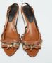 Burberry Vintage Pre-owned Coated canvas sandals Brown Dames - Thumbnail 3