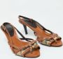 Burberry Vintage Pre-owned Coated canvas sandals Brown Dames - Thumbnail 4