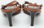Burberry Vintage Pre-owned Coated canvas sandals Brown Dames - Thumbnail 5