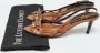 Burberry Vintage Pre-owned Coated canvas sandals Brown Dames - Thumbnail 9
