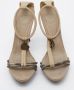 Burberry Vintage Pre-owned Coated canvas sandals Multicolor Dames - Thumbnail 2