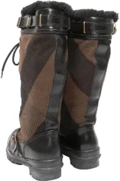 Burberry Vintage Pre-owned Fabric boots Multicolor Dames