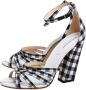 Burberry Vintage Pre-owned Fabric sandals Black Dames - Thumbnail 3