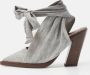 Burberry Vintage Pre-owned Fabric sandals Gray Dames - Thumbnail 2