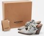 Burberry Vintage Pre-owned Fabric sandals Gray Dames - Thumbnail 9