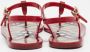 Burberry Vintage Pre-owned Fabric sandals Red Dames - Thumbnail 5