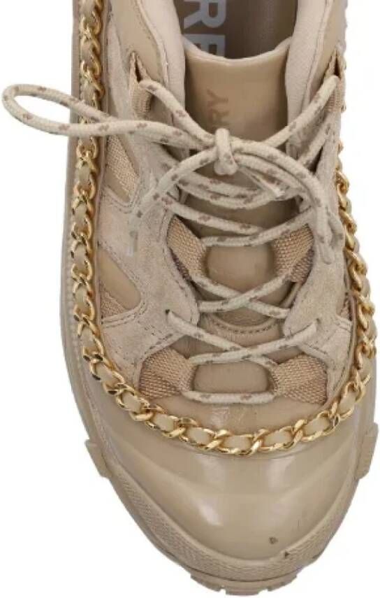 Burberry Vintage Pre-owned Fabric sneakers Beige Dames