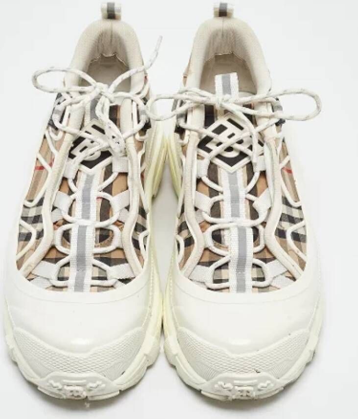 Burberry Vintage Pre-owned Fabric sneakers Multicolor Heren