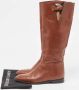Burberry Vintage Pre-owned Leather boots Brown Dames - Thumbnail 9