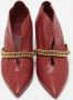 Burberry Vintage Pre-owned Leather boots Red Dames - Thumbnail 3
