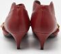 Burberry Vintage Pre-owned Leather boots Red Dames - Thumbnail 5