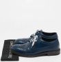 Burberry Vintage Pre-owned Leather flats Blue Dames - Thumbnail 9