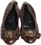 Burberry Vintage Pre-owned Leather flats Brown Dames - Thumbnail 2