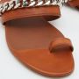Burberry Vintage Pre-owned Leather flats Brown Dames - Thumbnail 7